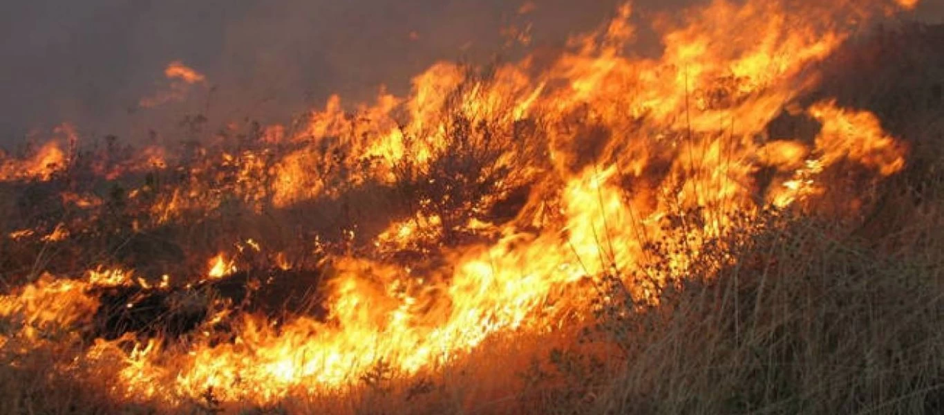 Υψηλός παραμένει ο κίνδυνος πυρκαγιάς και για τη Δευτέρα